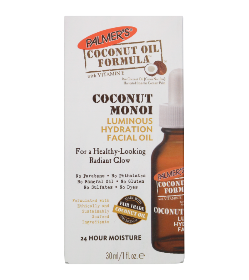 Palmer's озаряващо масло-олио за лице с кокосово масло и маной 30мл.